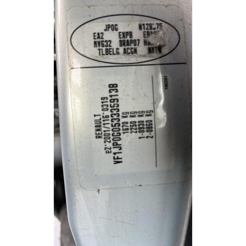 Pretensionneur de ceinture avant droit RENAULT MODUS Photo n°6