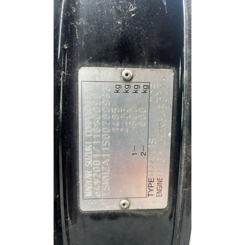 Porte avant droit SUZUKI SWIFT 3 Photo n°14