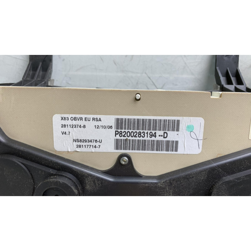 Compteur RENAULT TRAFIC 2 Photo n°5
