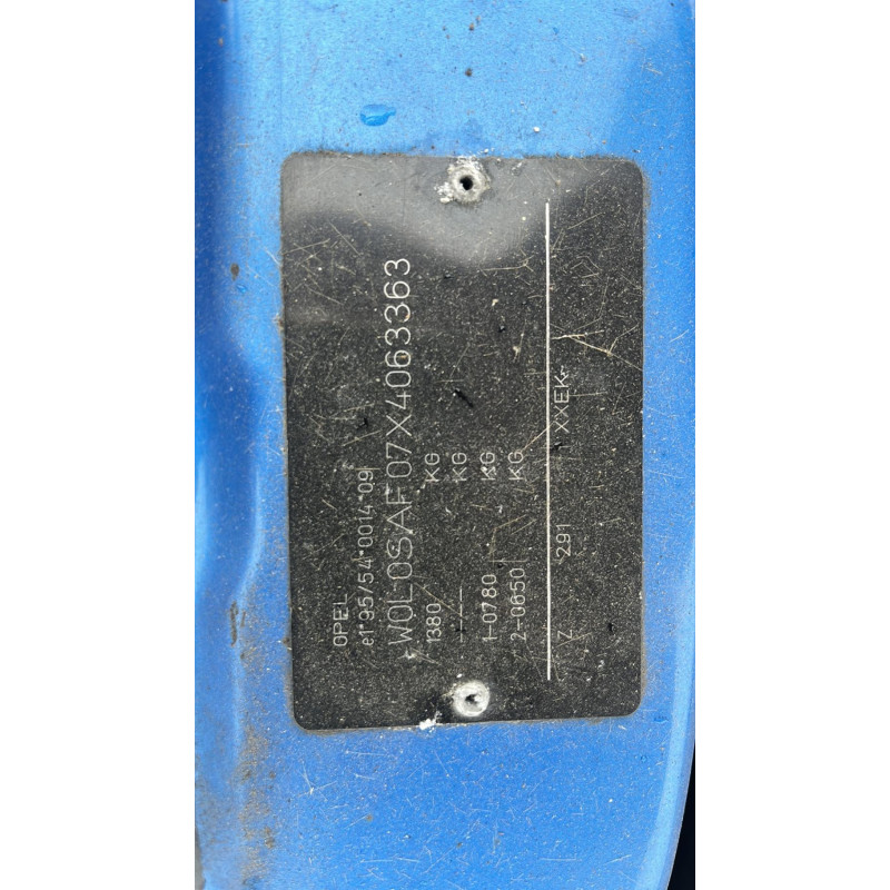 Poignee porte avant gauche OPEL TIGRA 1 Photo n°4