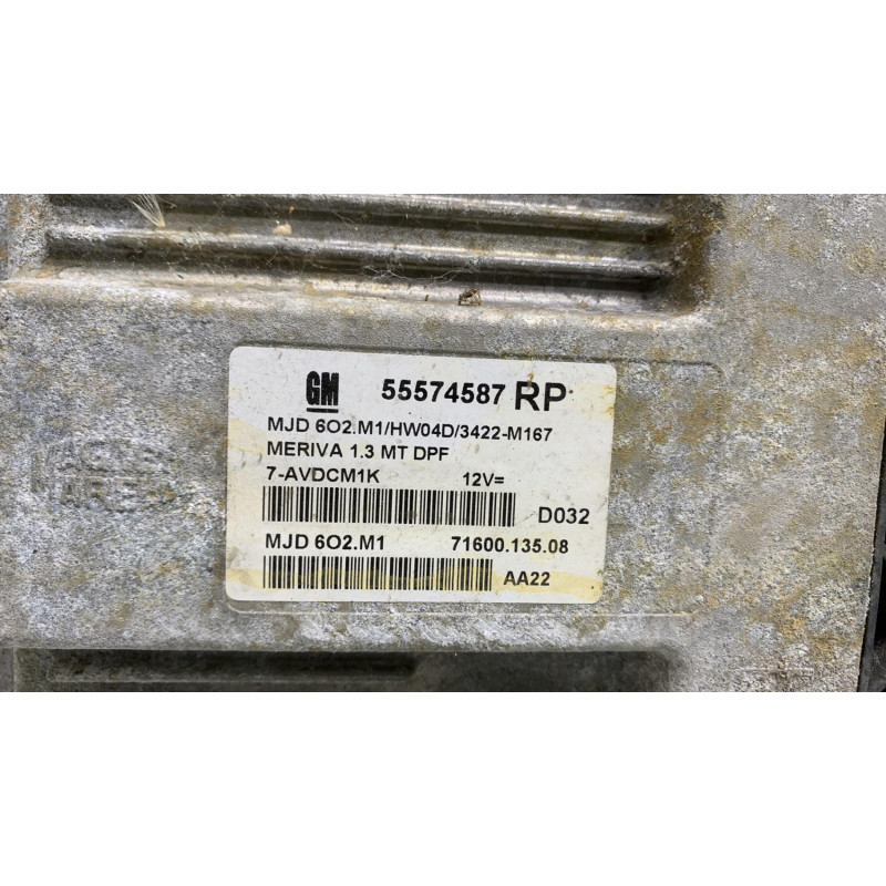 Calculateur moteur OPEL MERIVA A Photo n°3