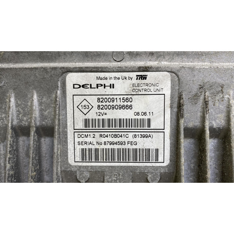 Calculateur moteur RENAULT CLIO 3 Photo n°3
