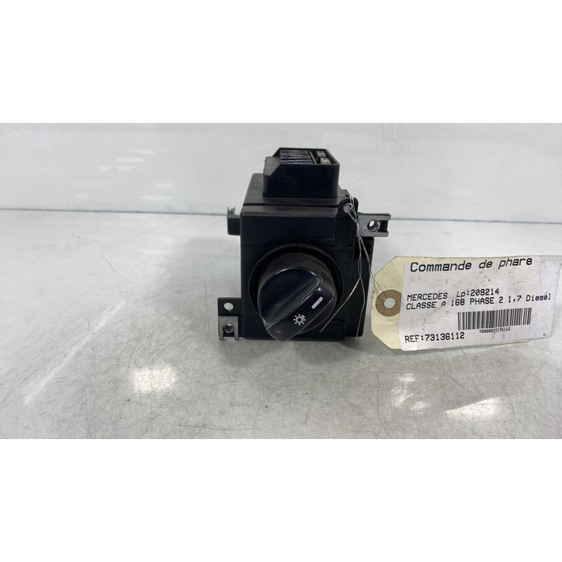 Commande de phare MERCEDES CLASSE A 168 Photo n°3