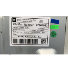 Ecran GPS OPEL INSIGNIA 1