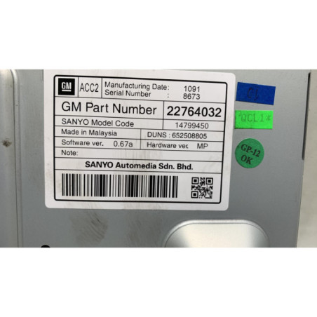 Ecran GPS OPEL INSIGNIA 1