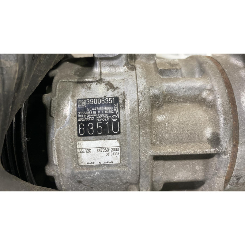 Compresseur clim OPEL CORSA E Photo n°1