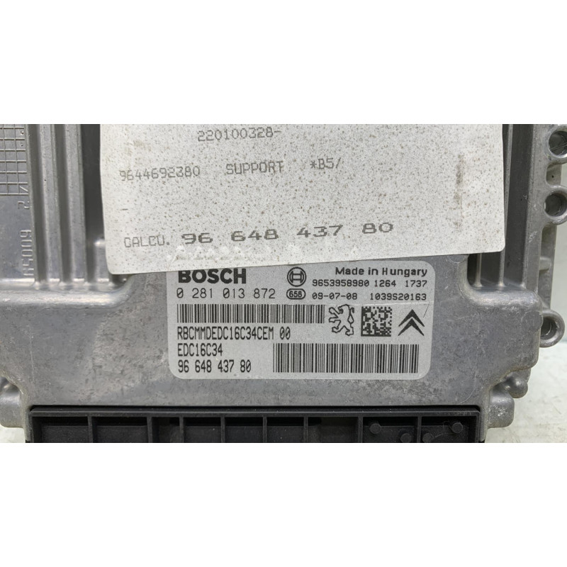 Calculateur moteur CITROEN C4 1 Photo n°1