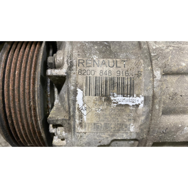 Compresseur clim RENAULT TRAFIC 3 Photo n°3