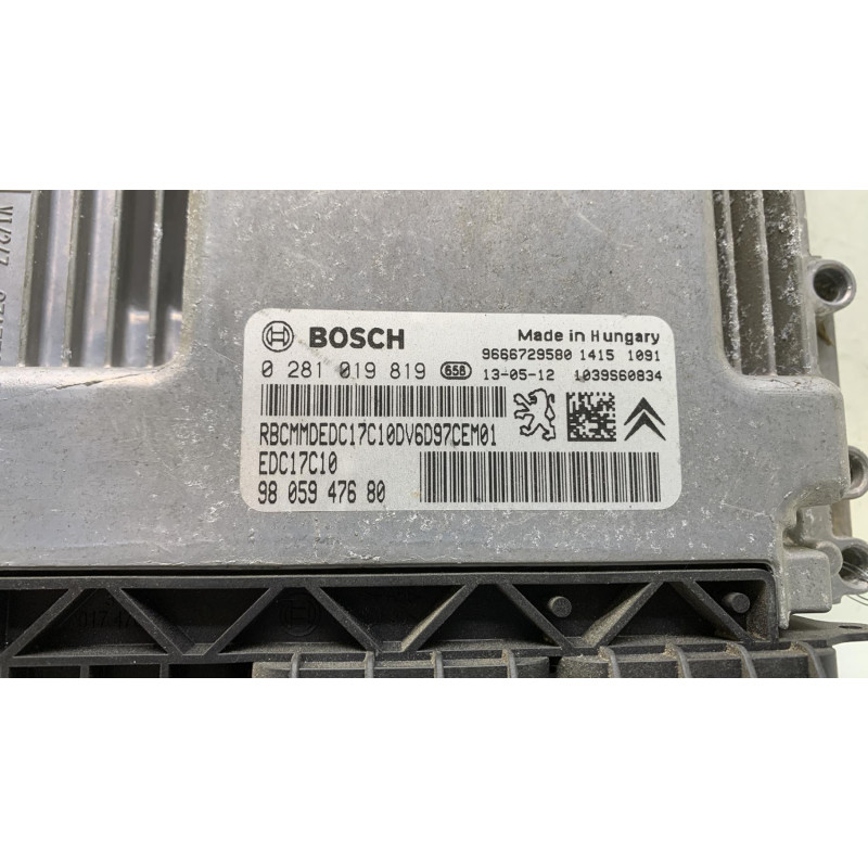 Calculateur moteur CITROEN C3 2 Photo n°3