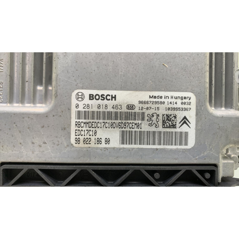 Calculateur moteur CITROEN C4 2 Photo n°1