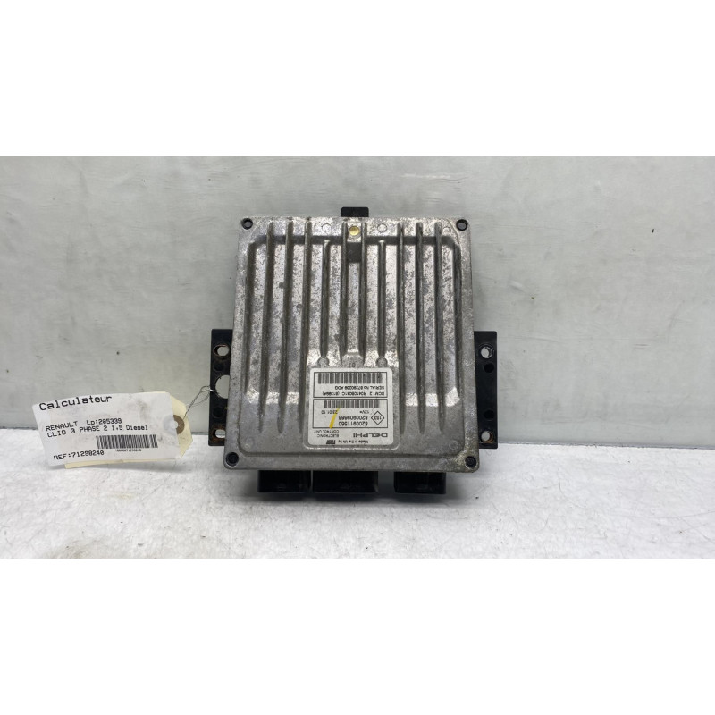Calculateur moteur RENAULT CLIO 3 Photo n°3