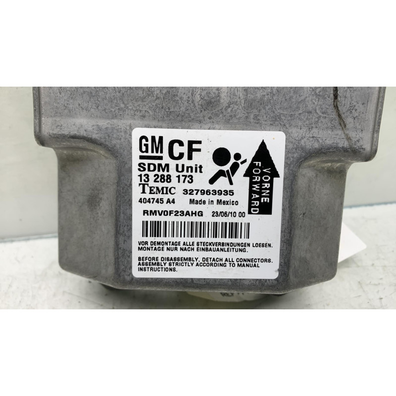 Boitier air bag OPEL ZAFIRA B Photo n°3