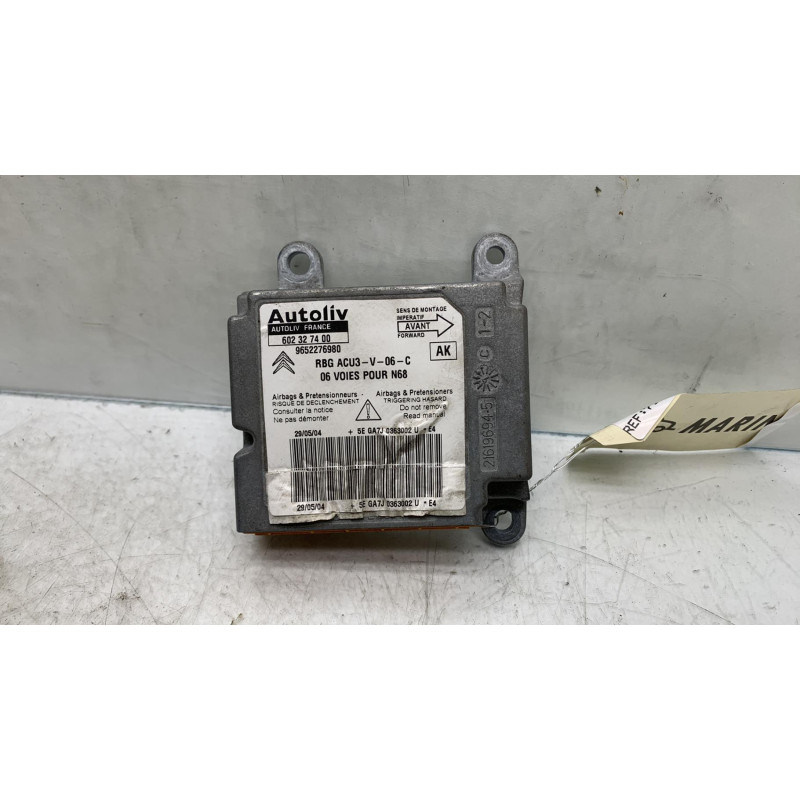 Boitier air bag CITROEN XSARA PICASSO Photo n°2