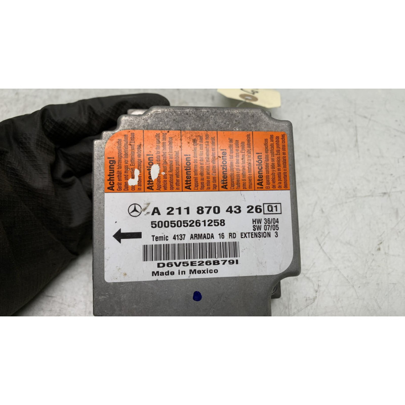 Boitier air bag MERCEDES CLASSE CLS 219 Photo n°3