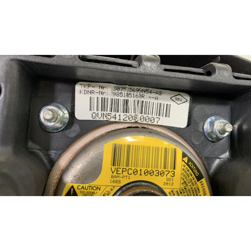 Air bag conducteur DACIA LODGY Photo n°3
