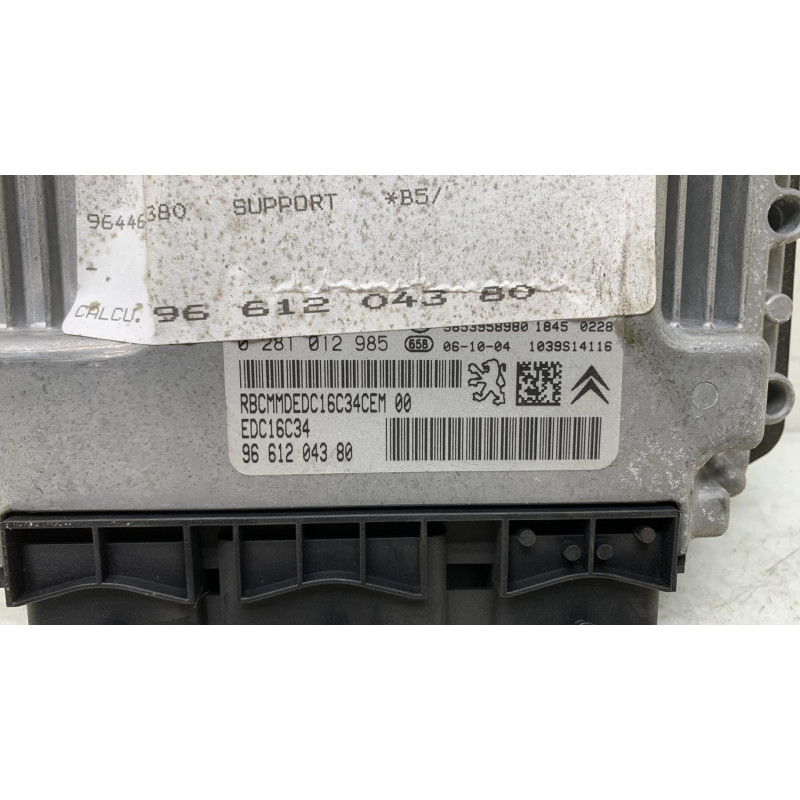 Calculateur moteur CITROEN C4 1 Photo n°3