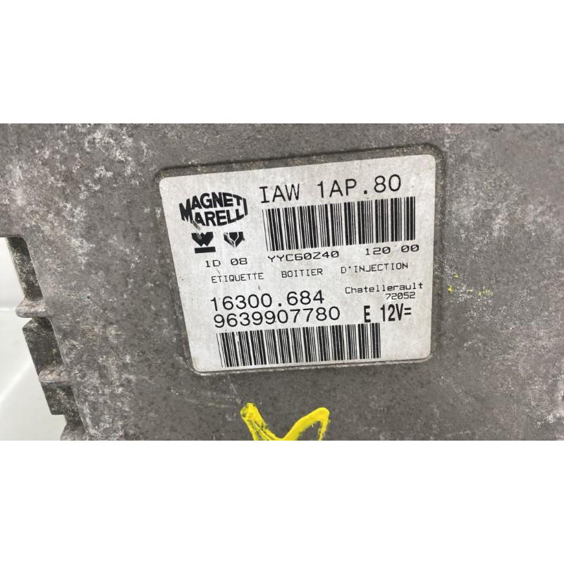 Calculateur moteur PEUGEOT 206 Photo n°3