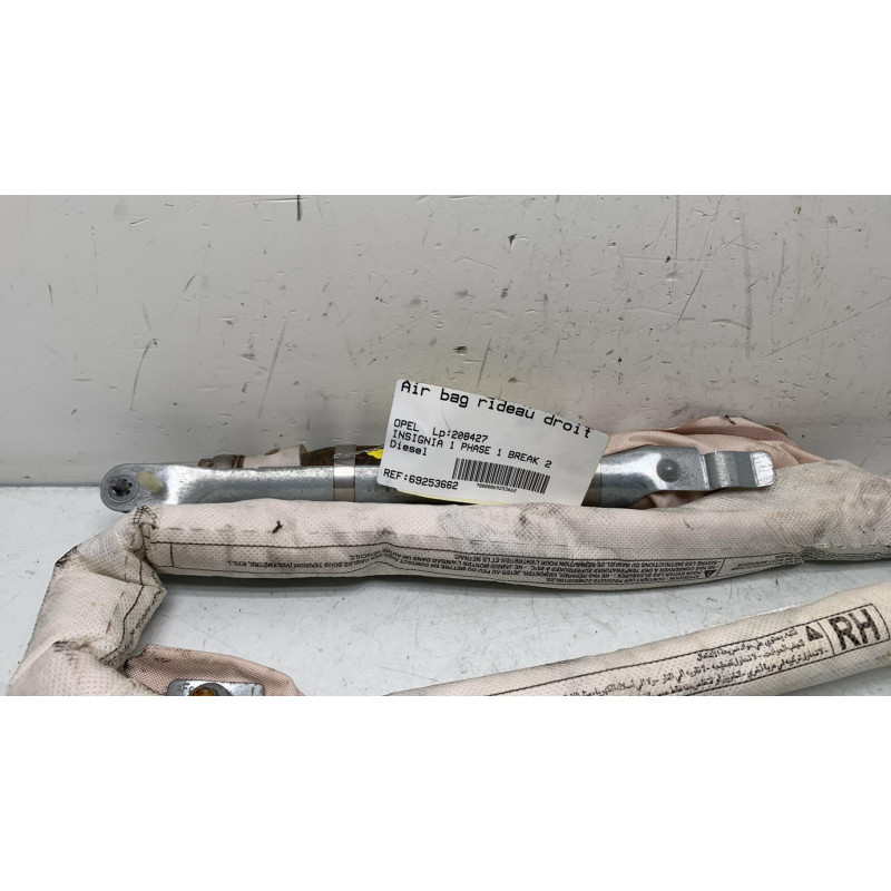 Air bag rideau droit OPEL INSIGNIA 1 Photo n°3