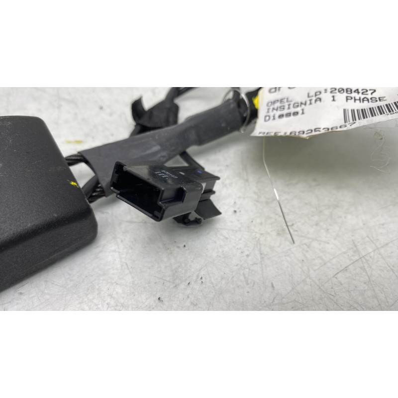 Attache ceinture avant droit OPEL INSIGNIA 1 Photo n°2