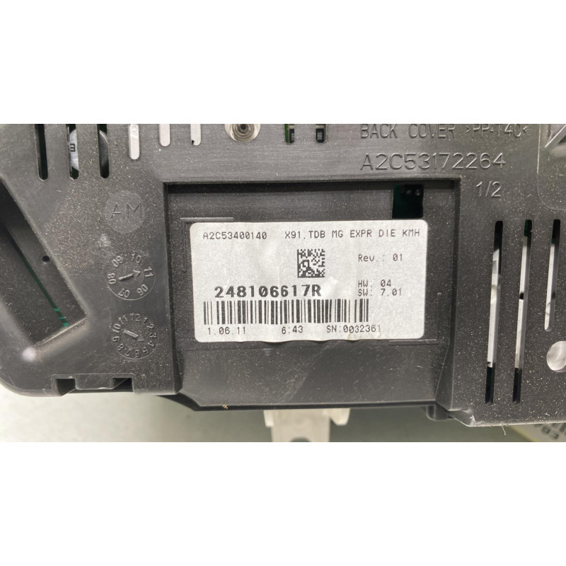 Compteur RENAULT LAGUNA 3 Photo n°5