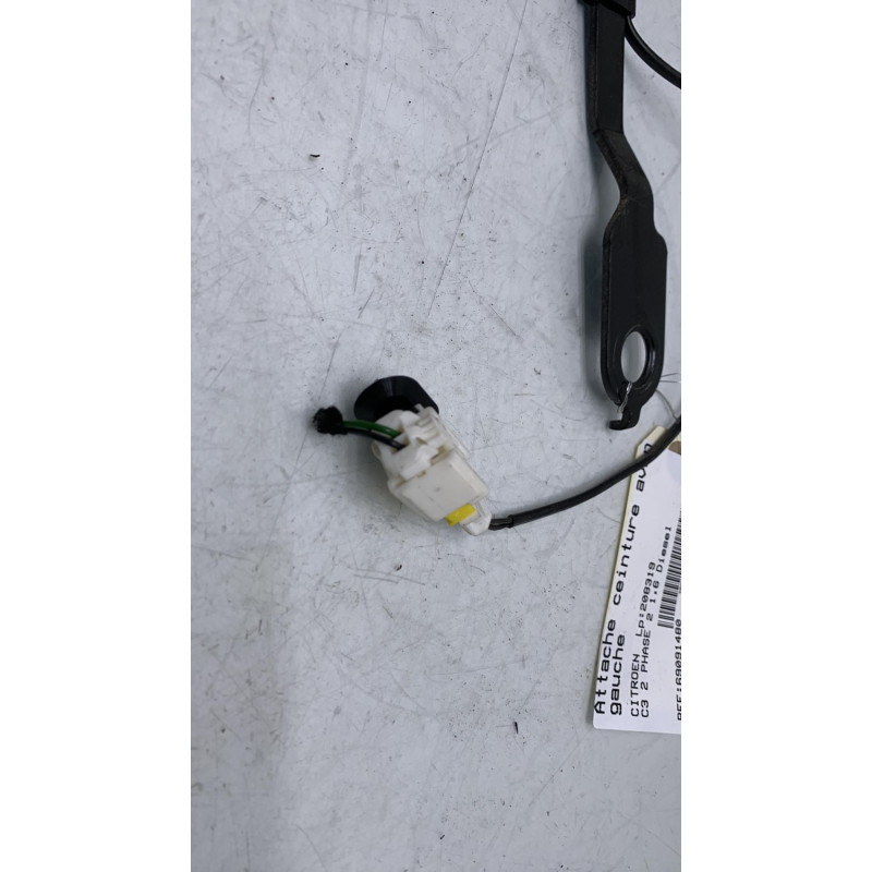 Attache ceinture avant gauche CITROEN C3 2 Photo n°1