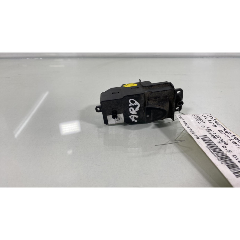 Interrupteur de leve vitre arriere droit HONDA CIVIC 8 Photo n°1