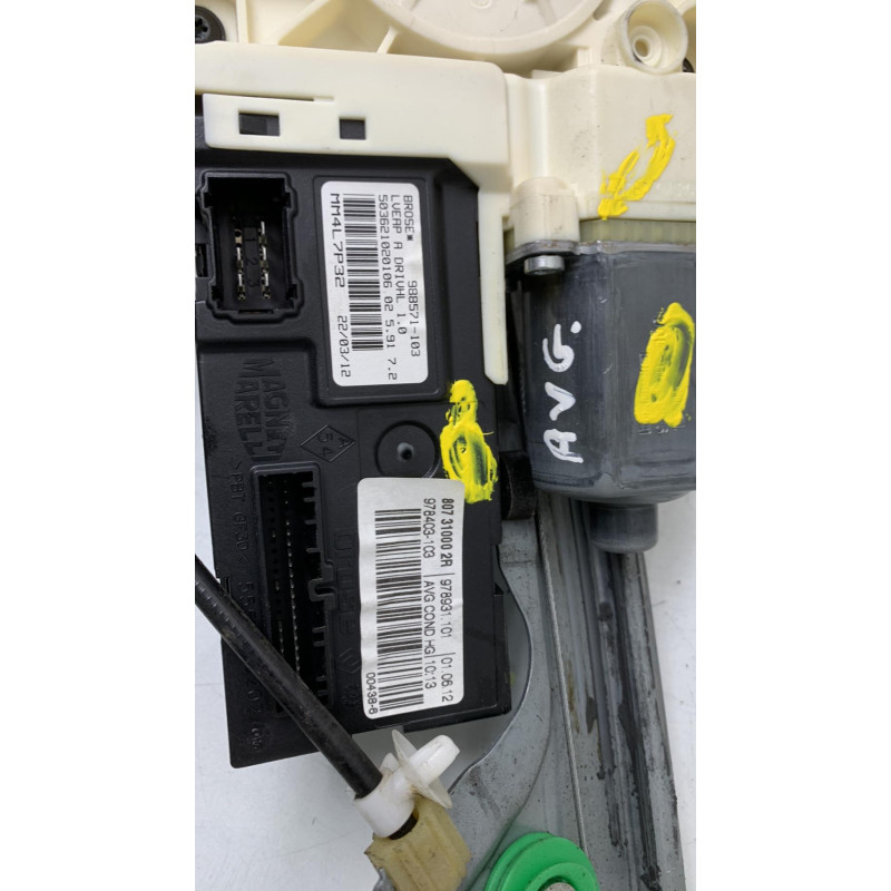 Leve vitre electrique avant gauche RENAULT LAGUNA 3 Photo n°4