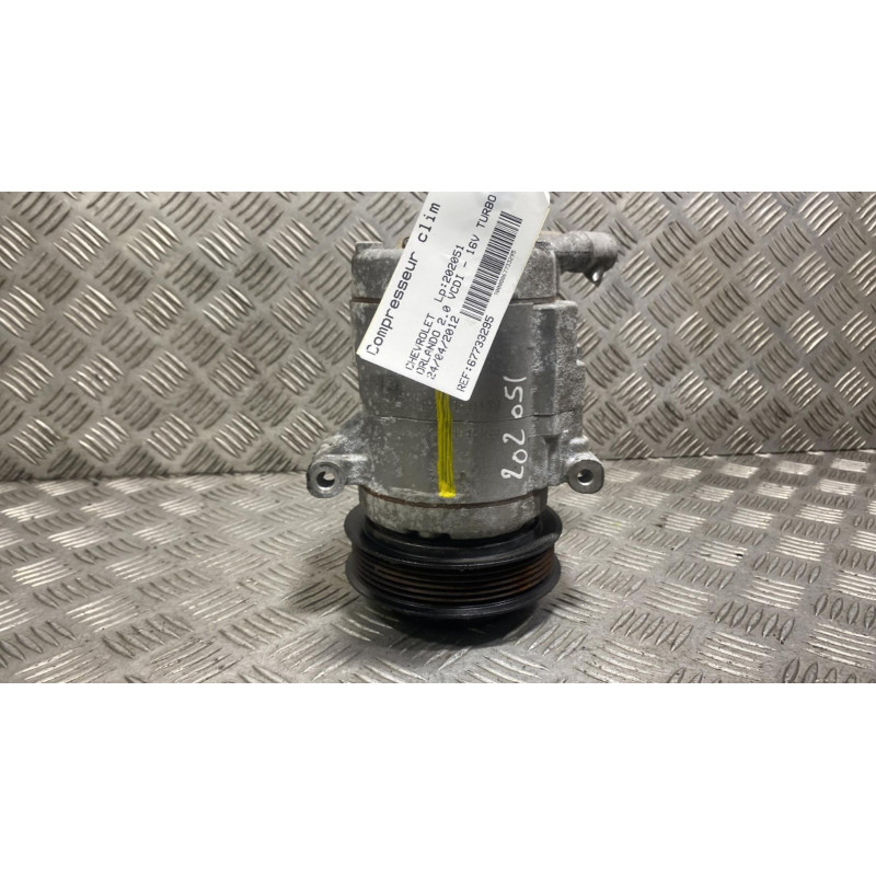 Compresseur clim CHEVROLET ORLANDO Photo n°1