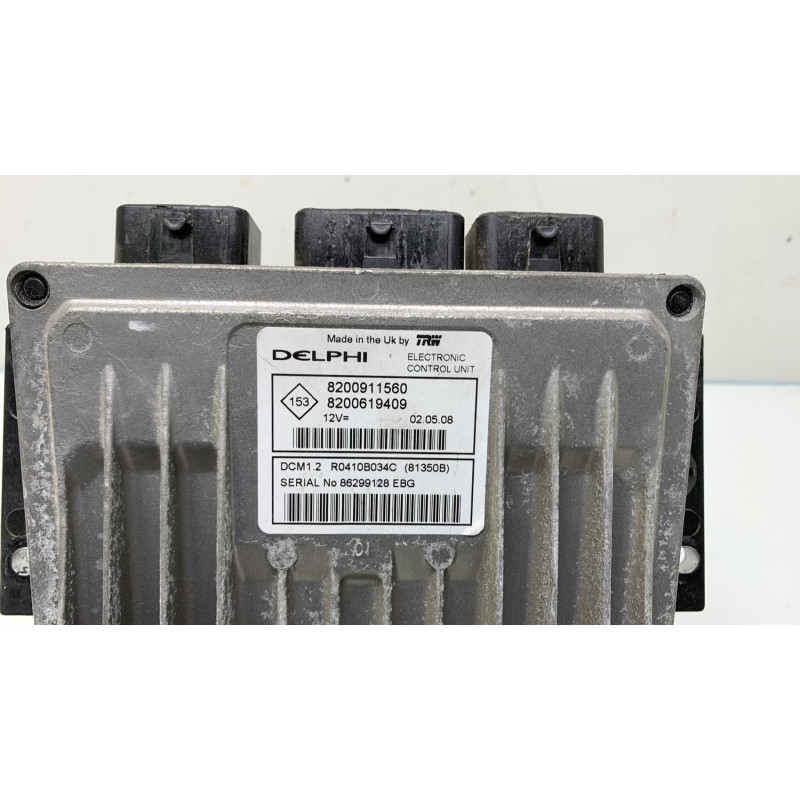 Calculateur moteur RENAULT CLIO 3 Photo n°2