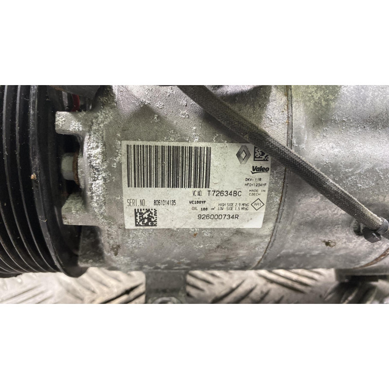 Compresseur clim RENAULT CLIO 4 Photo n°5