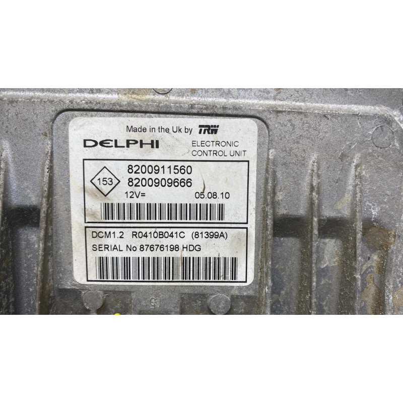 Calculateur moteur RENAULT CLIO 3 Photo n°3