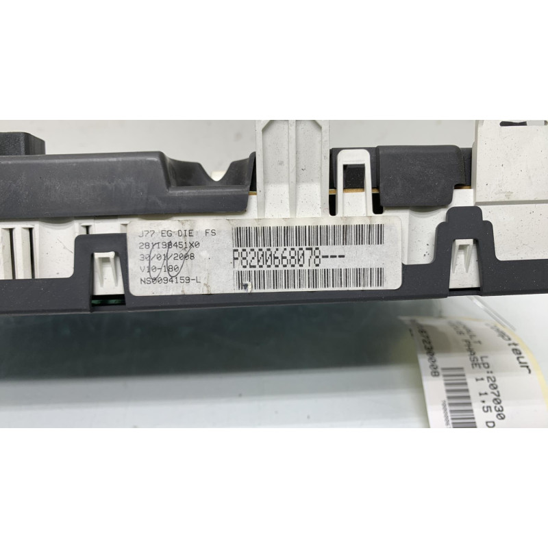 Compteur RENAULT MODUS Photo n°3