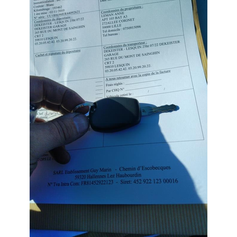 Calandre DACIA SANDERO 1 Photo n°15