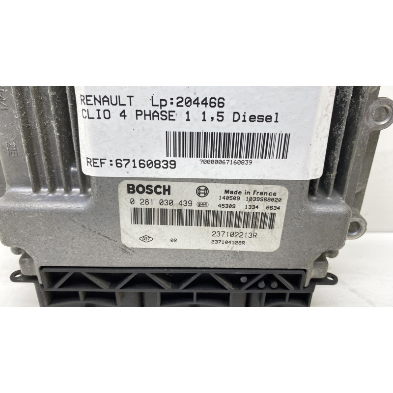 Calculateur moteur RENAULT CLIO 4 Photo n°1