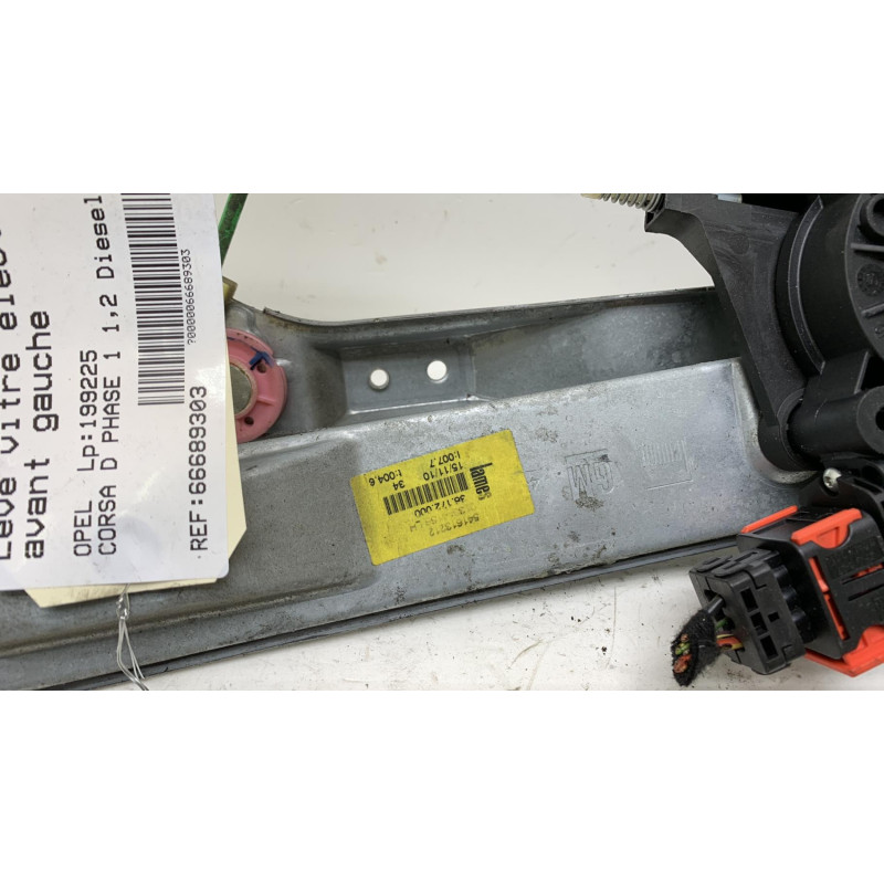 Leve vitre electrique avant gauche OPEL CORSA D Photo n°5
