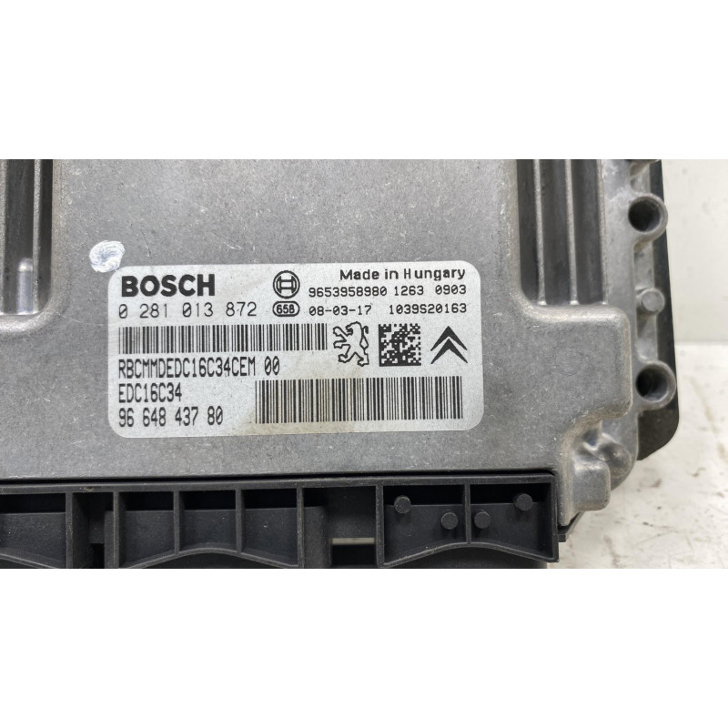 Calculateur moteur CITROEN C4 GRAND PICASSO 1 Photo n°3