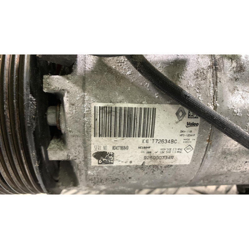 Compresseur clim RENAULT CLIO 4 Photo n°4