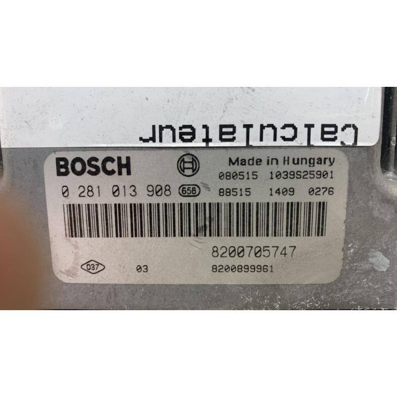 Calculateur moteur RENAULT GRAND SCENIC 2 Photo n°3