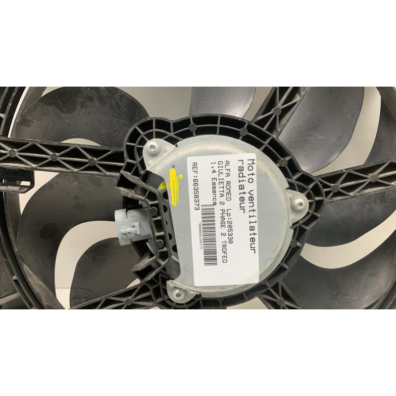 Moto ventilateur radiateur ALFA ROMEO GIULIETTA 2 Photo n°8