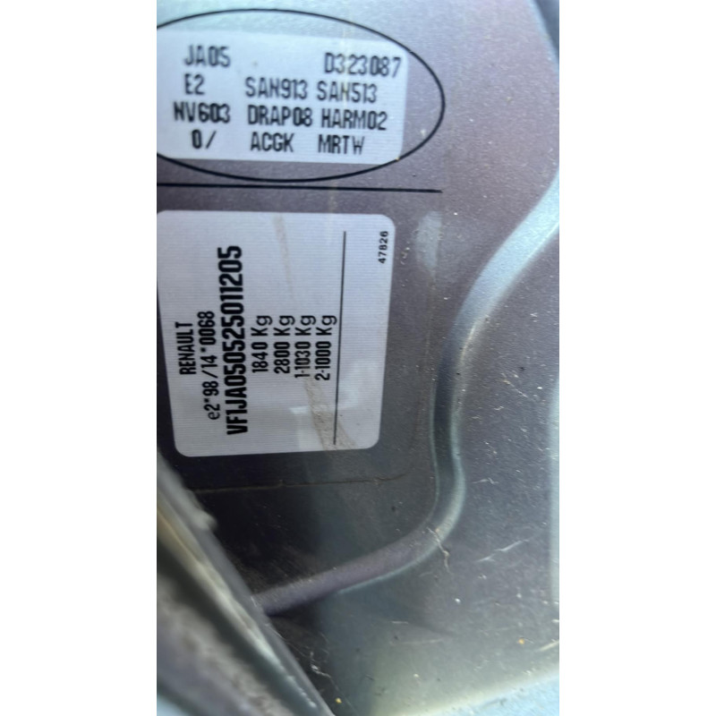 Pretensionneur de ceinture avant droit RENAULT SCENIC 1 Photo n°6