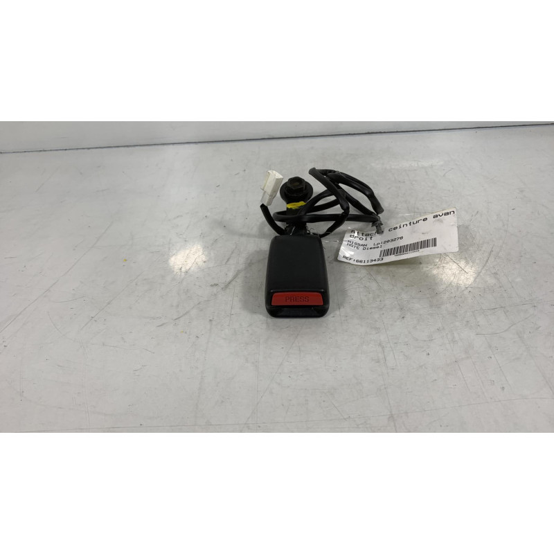 Attache ceinture avant droit NISSAN NOTE 1 Photo n°3