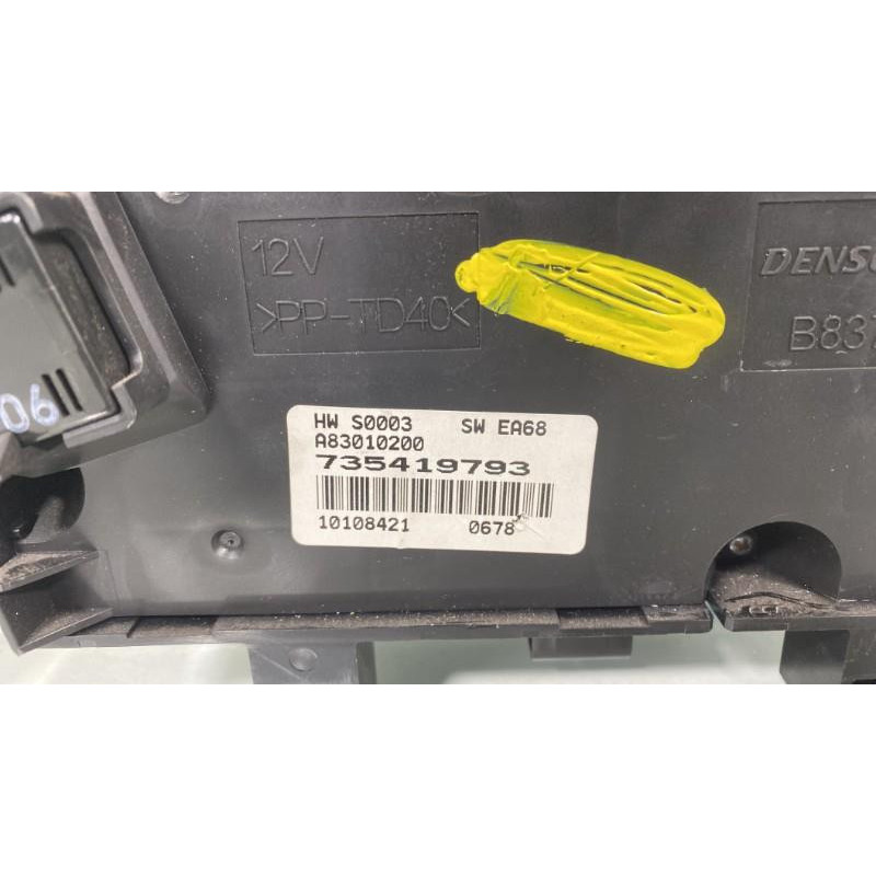 Commande chauffage FIAT GRANDE PUNTO Photo n°3