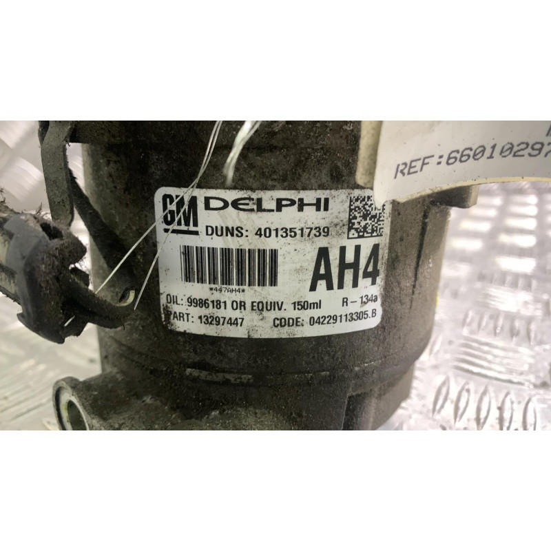 Compresseur clim OPEL ASTRA H Photo n°4