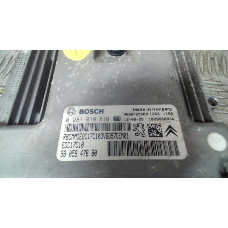 Calculateur moteur CITROEN C3 2 Photo n°3