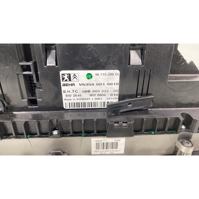 Commande chauffage CITROEN C5 2 Photo n°3