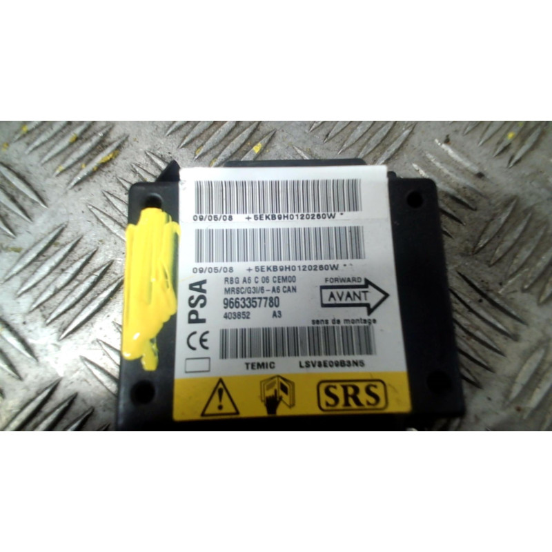 Boitier air bag CITROEN C2 Photo n°3
