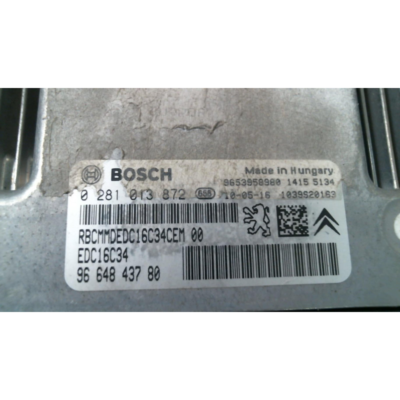 Calculateur moteur PEUGEOT 308 1 Photo n°1