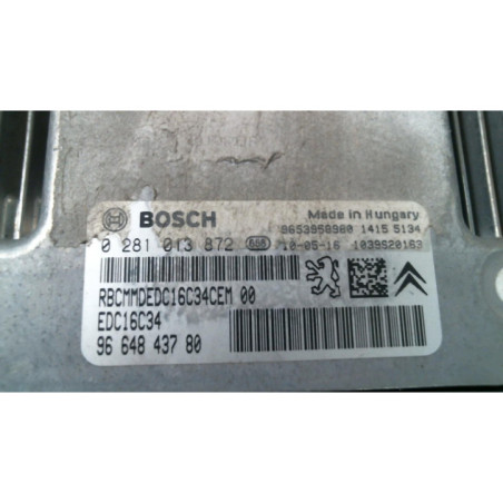 Calculateur moteur PEUGEOT 308 1 Photo n°1