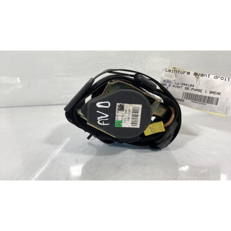 Pretensionneur de ceinture avant droit AUDI A6 2 Photo n°2