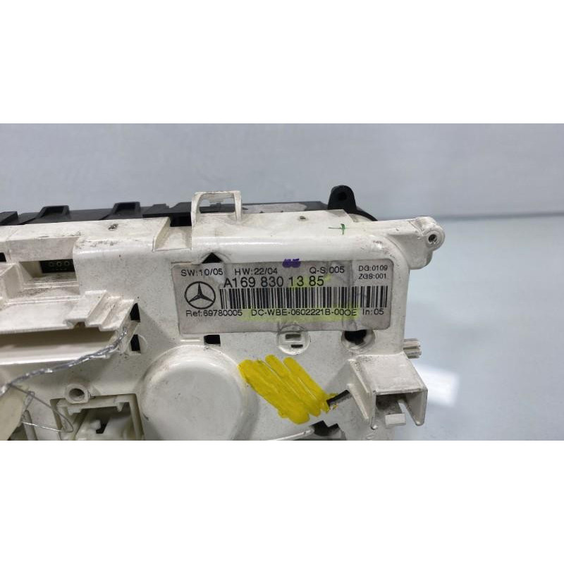 Commande chauffage MERCEDES CLASSE A 169 Photo n°3